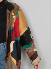 Laden Sie das Bild in den Galerie-Viewer, Ausgefallene Lederjacke Vintage_
