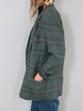 Laden Sie das Bild in den Galerie-Viewer, Blazer Oversize Leinen