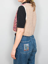 Laden Sie das Bild in den Galerie-Viewer, Blumenweste Vintage