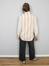 Laden Sie das Bild in den Galerie-Viewer, Bluse Beige Vintage