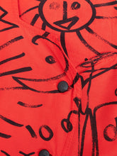 Laden Sie das Bild in den Galerie-Viewer, Bluse Rot Vintage