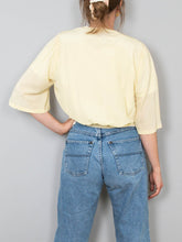 Laden Sie das Bild in den Galerie-Viewer, Bluse Seide Gelb