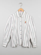 Laden Sie das Bild in den Galerie-Viewer, Bluse Streifen Vintage