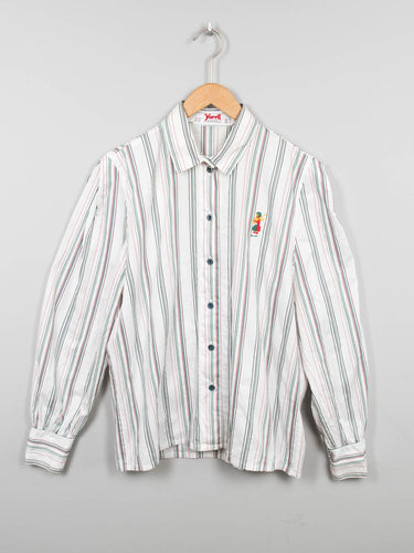 Bluse Streifen Vintage