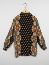 Laden Sie das Bild in den Galerie-Viewer, Bluse Streifen Blumen