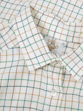 Laden Sie das Bild in den Galerie-Viewer, Bluse Creme Kariert