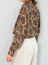 Laden Sie das Bild in den Galerie-Viewer, Blusen Paisley Vintage
