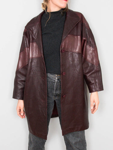 Braune Lederjacke Vintage