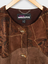 Laden Sie das Bild in den Galerie-Viewer, Braune Lederjacke Vintage_