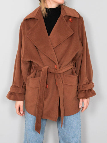 Mantel Wolle Angora Kaschmir