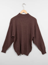 Laden Sie das Bild in den Galerie-Viewer, Brauner Pullover Wolle