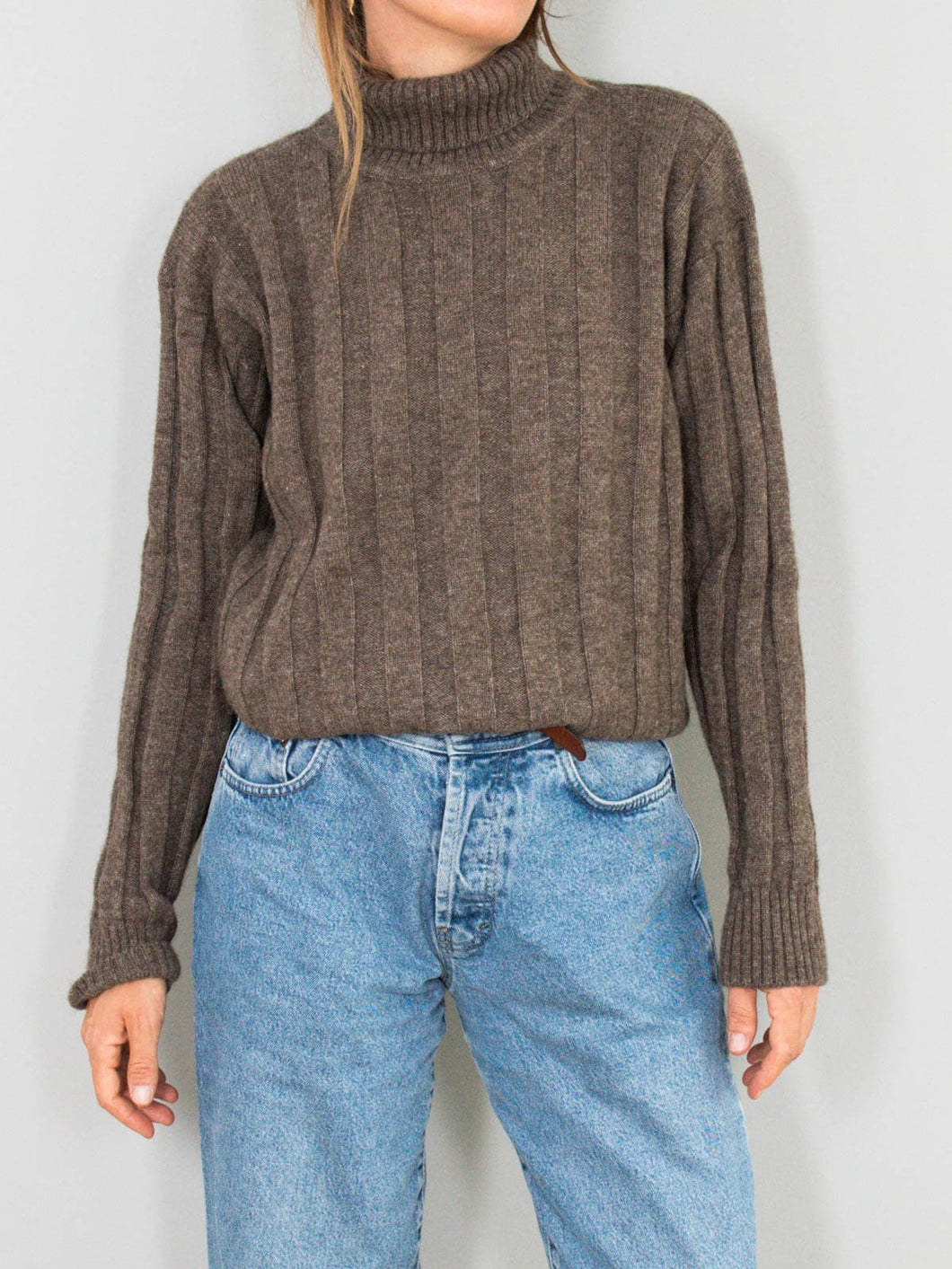 Brauner Pullover Vintage