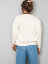 Laden Sie das Bild in den Galerie-Viewer, Cardigan Angora Creme