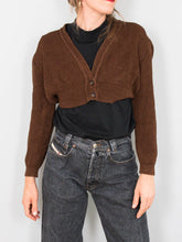 Laden Sie das Bild in den Galerie-Viewer, Cardigan Wolle Kurz