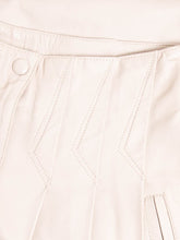 Laden Sie das Bild in den Galerie-Viewer, Lederhose High Waist Creme