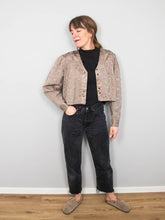 Laden Sie das Bild in den Galerie-Viewer, Cropped Blouson Schlamm