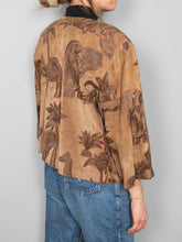 Laden Sie das Bild in den Galerie-Viewer, Cropped Lederjacke Vintage