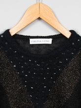 Laden Sie das Bild in den Galerie-Viewer, Pullover Schwarz Gold