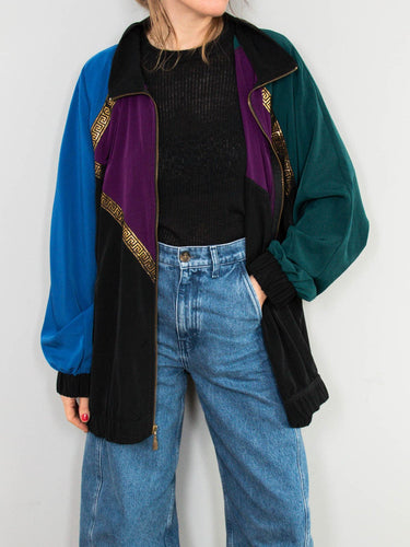 Oversize Blouson Schwarz