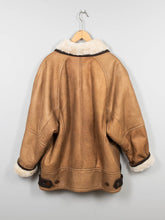 Laden Sie das Bild in den Galerie-Viewer, Gefuetterte Vintage Lederjacke