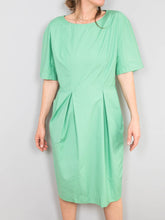 Laden Sie das Bild in den Galerie-Viewer, Gruenes Kleid Vintage