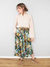 Laden Sie das Bild in den Galerie-Viewer, High Waist Hosenrock Vintage