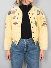 Laden Sie das Bild in den Galerie-Viewer, Jeansjacke Gelb