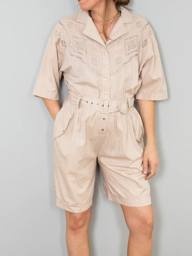 Jumpsuit Beige Vintage