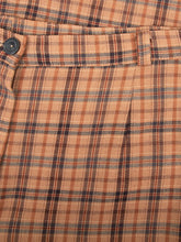 Laden Sie das Bild in den Galerie-Viewer, Karierte High Waist Hose