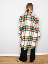 Laden Sie das Bild in den Galerie-Viewer, Karierter Mantel Wolle