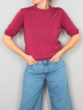 Laden Sie das Bild in den Galerie-Viewer, Oberteil Wolle Fuchsia