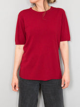 Laden Sie das Bild in den Galerie-Viewer, Kurzarm Pullover Vintage
