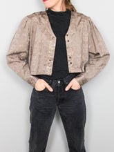 Laden Sie das Bild in den Galerie-Viewer, Kurze Vintage Jacke
