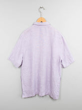 Laden Sie das Bild in den Galerie-Viewer, Leinenbluse Flieder Vintage