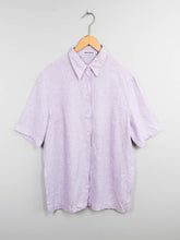 Laden Sie das Bild in den Galerie-Viewer, Leinenbluse Flieder