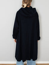 Laden Sie das Bild in den Galerie-Viewer, Mantel Wolle Blau