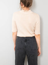 Laden Sie das Bild in den Galerie-Viewer, Oberteil Stehkragen Seide