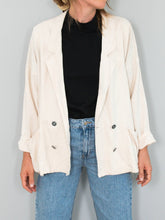 Laden Sie das Bild in den Galerie-Viewer, oversize blazer seide