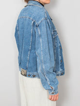 Laden Sie das Bild in den Galerie-Viewer, Oversize Jeansjacke Vintage