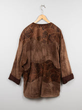 Laden Sie das Bild in den Galerie-Viewer, Oversize Lederjacke Vintage
