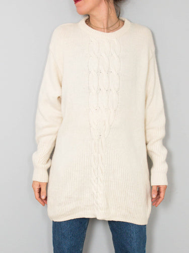 Oversize Pullover Creme