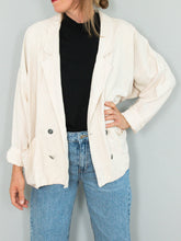 Laden Sie das Bild in den Galerie-Viewer, oversize seidenblazer