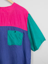 Laden Sie das Bild in den Galerie-Viewer, Oversize Seidenshirt Bunt