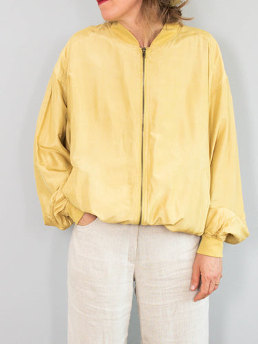 Oversize Seidenblouson Vintage