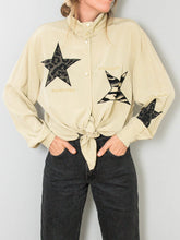 Laden Sie das Bild in den Galerie-Viewer, Oversize Seidenbluse