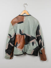 Laden Sie das Bild in den Galerie-Viewer, Patchwork Lederjacke Vintage
