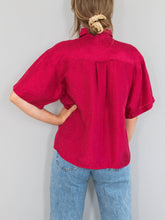 Laden Sie das Bild in den Galerie-Viewer, pinke seidenbluse