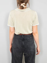 Laden Sie das Bild in den Galerie-Viewer, Poloshirt Seide Gruen