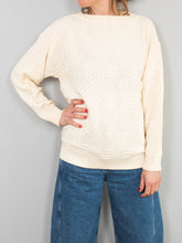 Laden Sie das Bild in den Galerie-Viewer, Pullover Creme Vintage