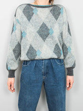 Laden Sie das Bild in den Galerie-Viewer, Pullover Karomuster Vintage